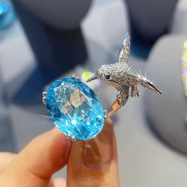Hummingbird  Female Full Zicon Ring