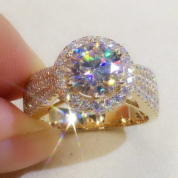 Full Diamond Open Ring Female